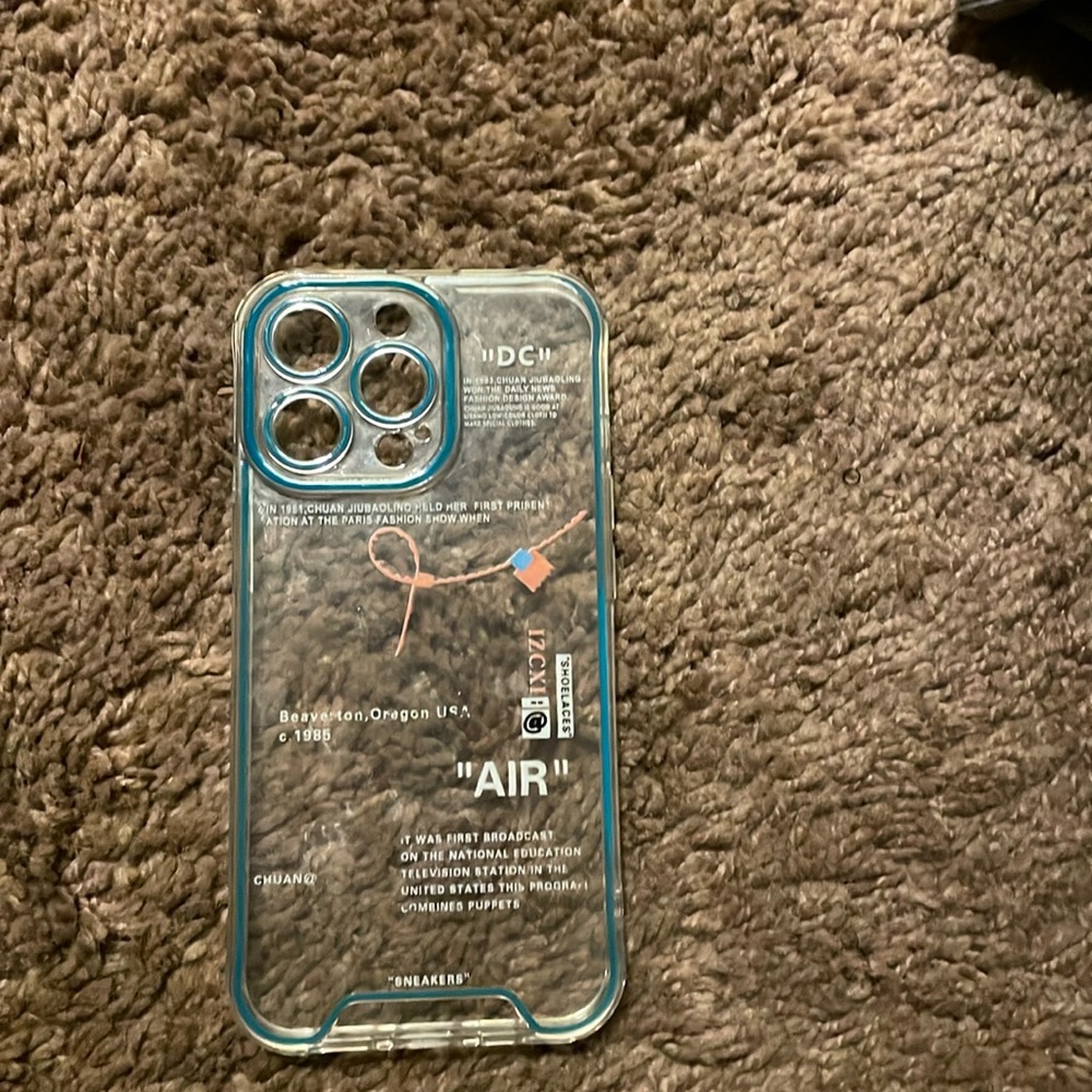 Nike glow in the dark phone case